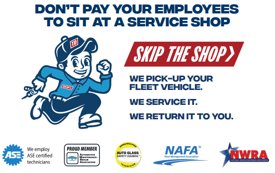 Tire Discounters and Chip's Auto Glass - Skip the Shop Pick-Up and Delivery