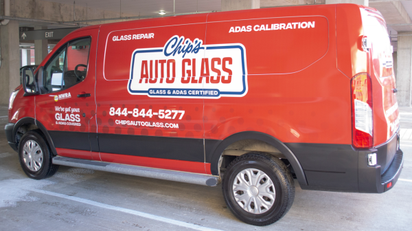 Chip's Auto Glass mobile van